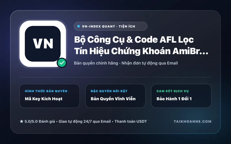 Bộ Công Cụ & Code AFL Lọc Tín Hiệu Chứng Khoán AmiBroker