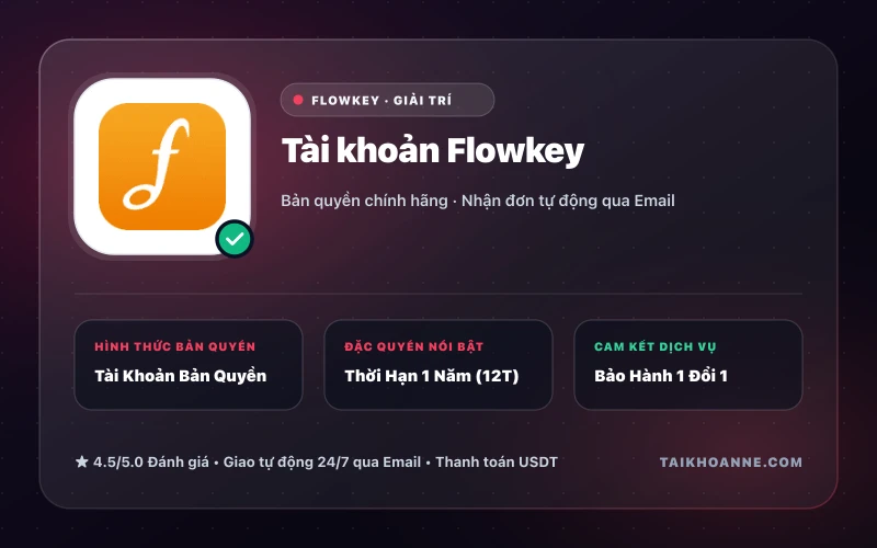 Tài khoản Flowkey