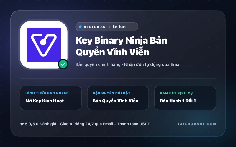 Key Binary Ninja Bản Quyền Vĩnh Viễn