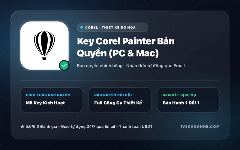 Key Corel Painter Bản Quyền (PC & Mac)
