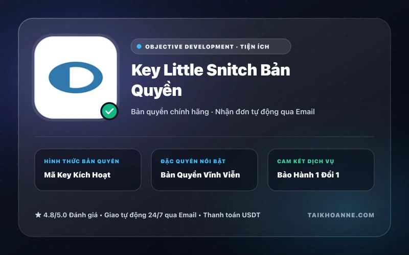 Key Little Snitch Bản Quyền