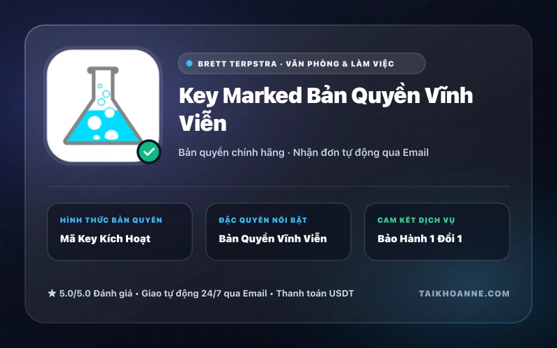 Key Marked Bản Quyền Vĩnh Viễn