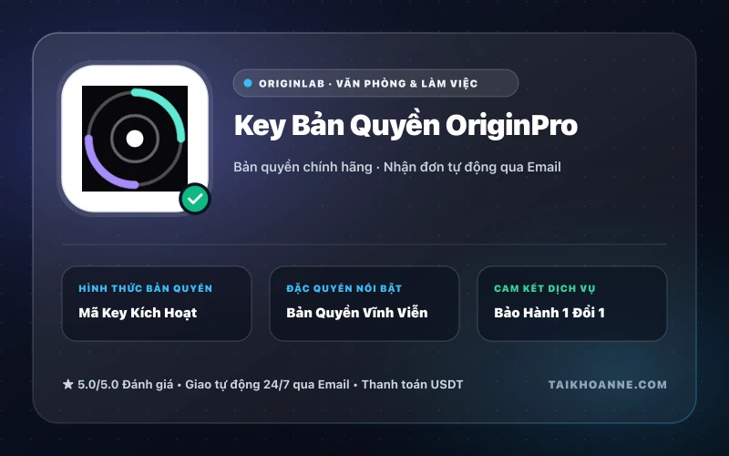 Key Bản Quyền OriginPro