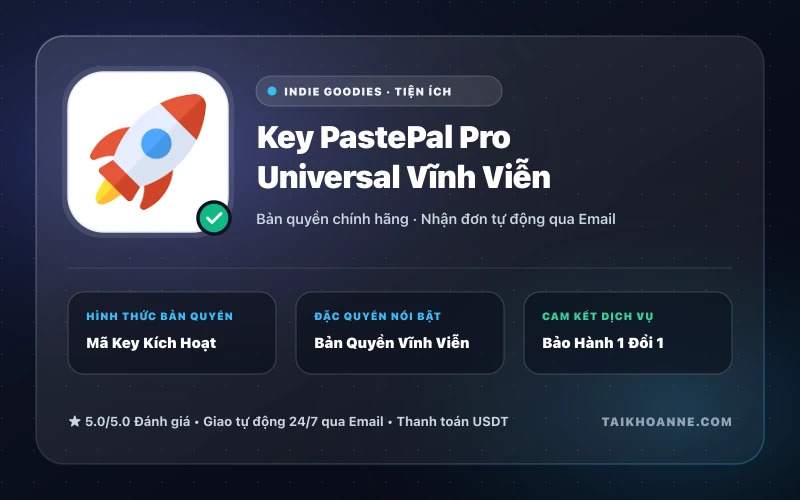 Key PastePal Pro Universal Vĩnh Viễn