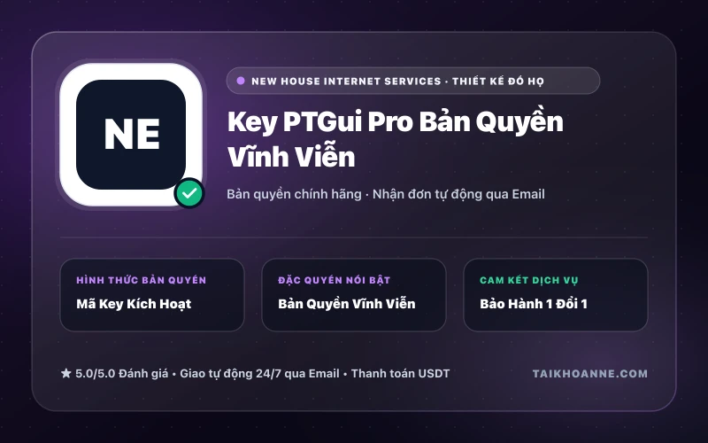 Key PTGui Pro Bản Quyền Vĩnh Viễn
