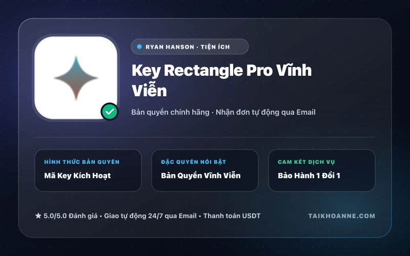Key Rectangle Pro Vĩnh Viễn