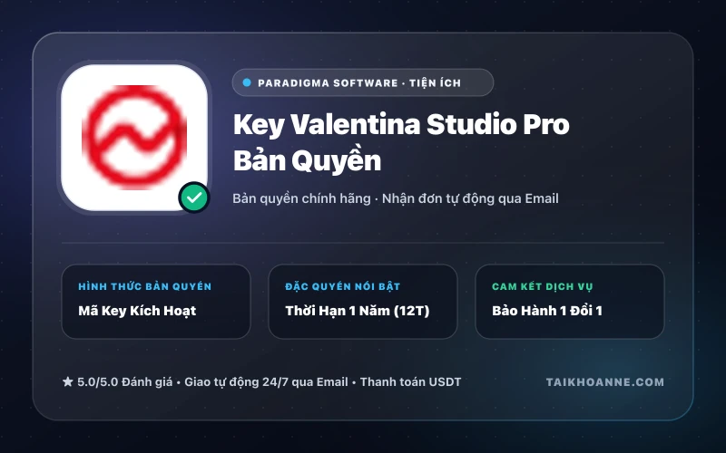 Key Valentina Studio Pro Bản Quyền