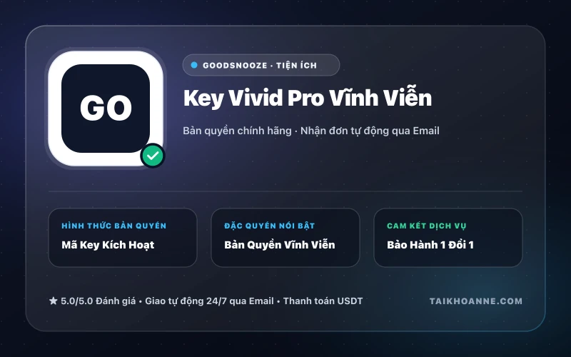 Key Vivid Pro Vĩnh Viễn