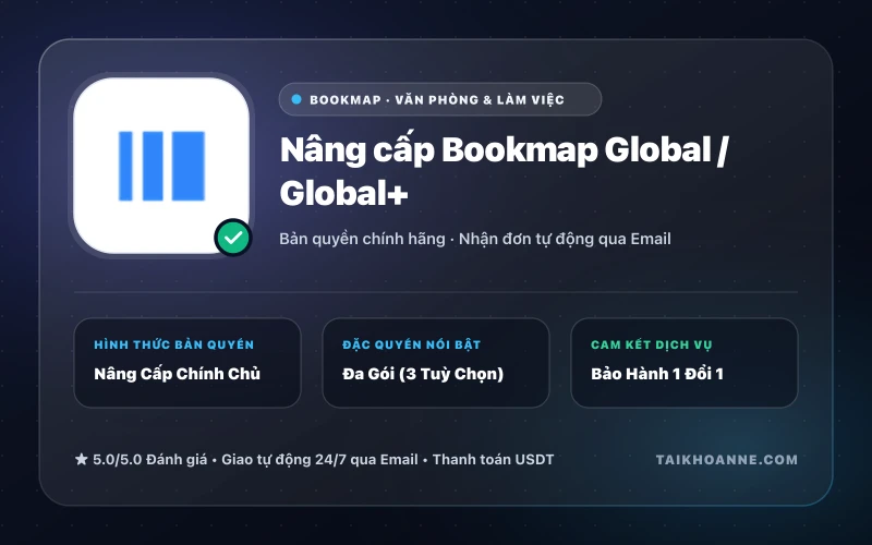 Nâng cấp Bookmap Global / Global+