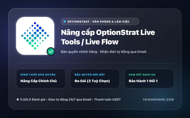 Nâng cấp OptionStrat Live Tools / Live Flow