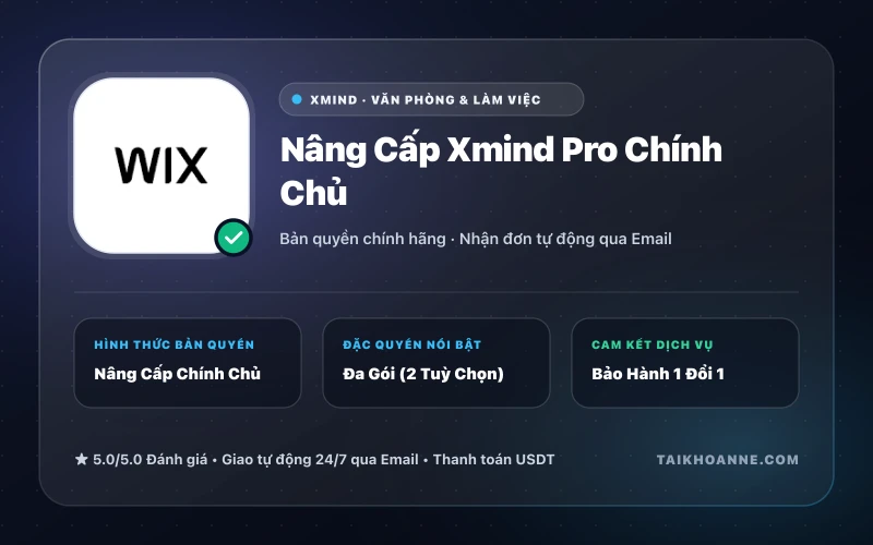 Nâng Cấp Xmind Pro Chính Chủ