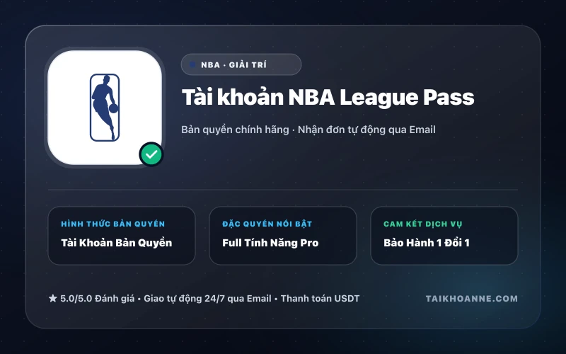 Tài khoản NBA League Pass