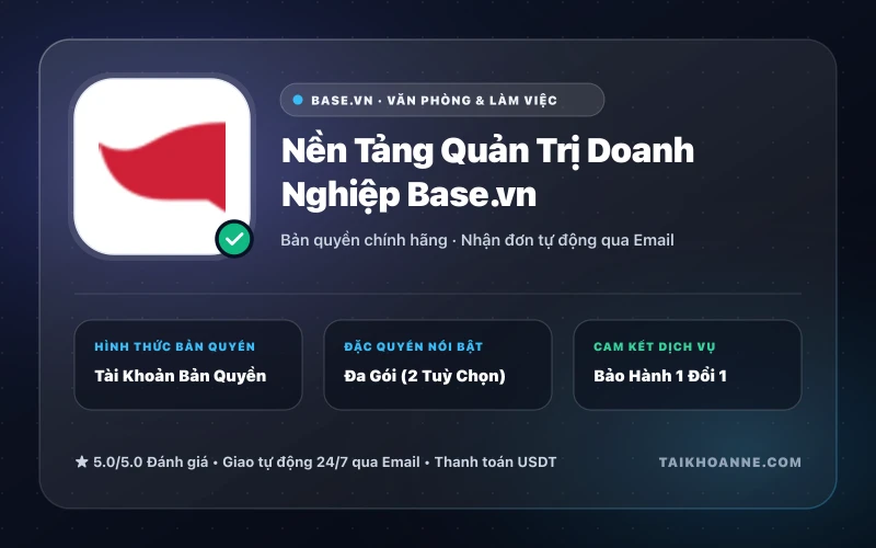 Nền Tảng Quản Trị Doanh Nghiệp Base.vn