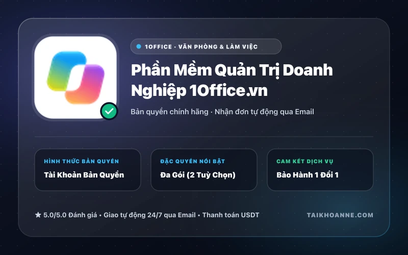 Phần Mềm Quản Trị Doanh Nghiệp 1Office.vn