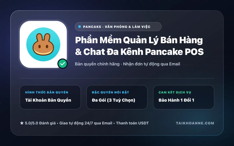 Phần Mềm Quản Lý Bán Hàng & Chat Đa Kênh Pancake POS