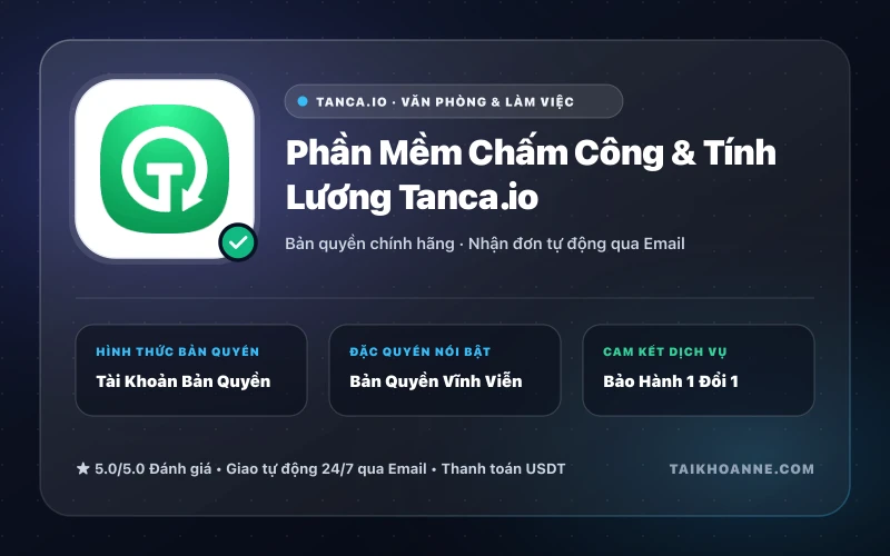 Phần Mềm Chấm Công & Tính Lương Tanca.io
