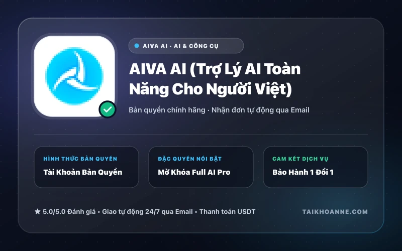 AIVA AI (Trợ Lý AI Toàn Năng Cho Người Việt)