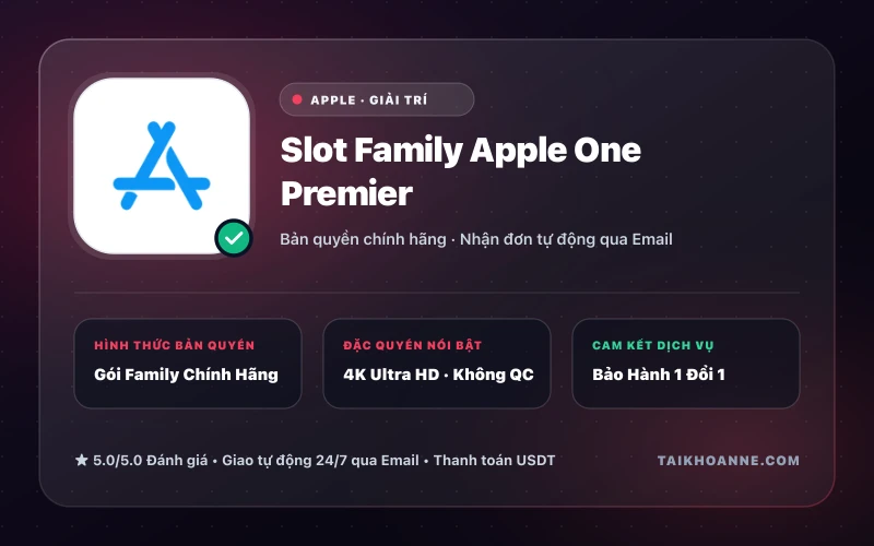 Slot Family Apple One Premier