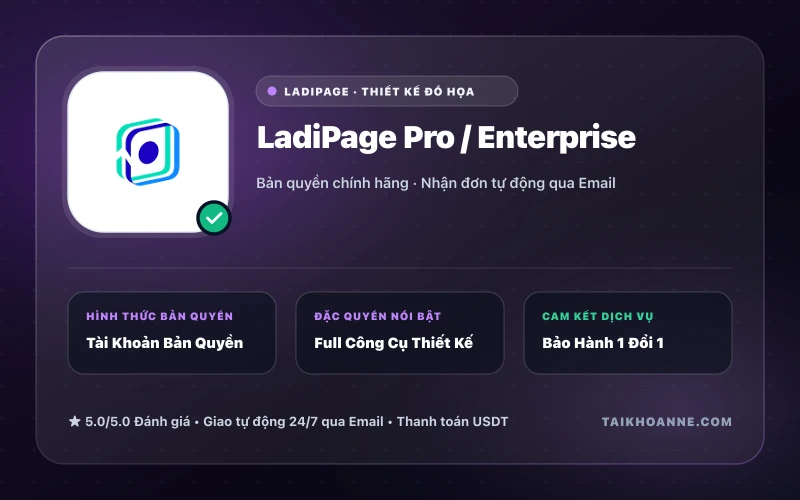 LadiPage Pro / Enterprise
