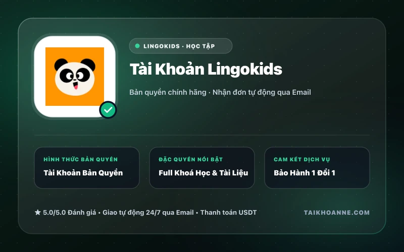 Tài Khoản Lingokids