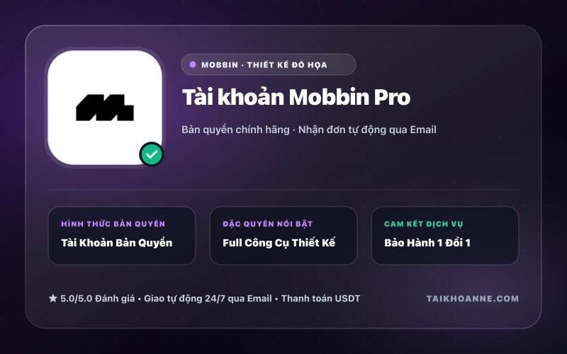 Tài khoản Mobbin Pro