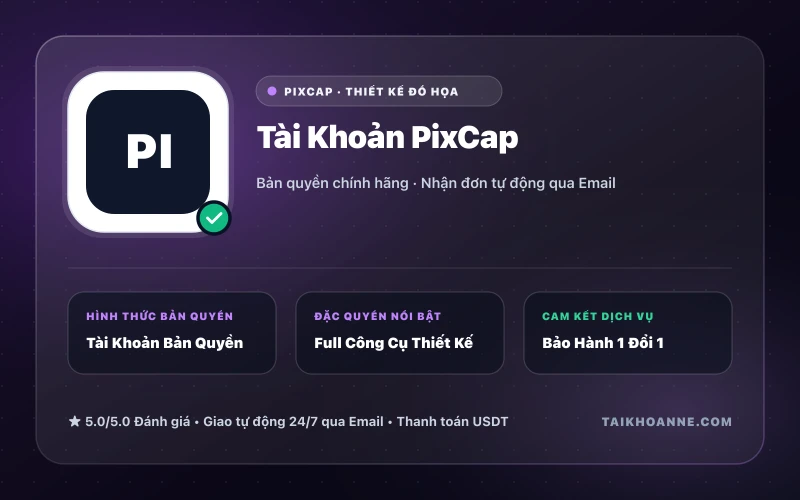 Tài Khoản PixCap