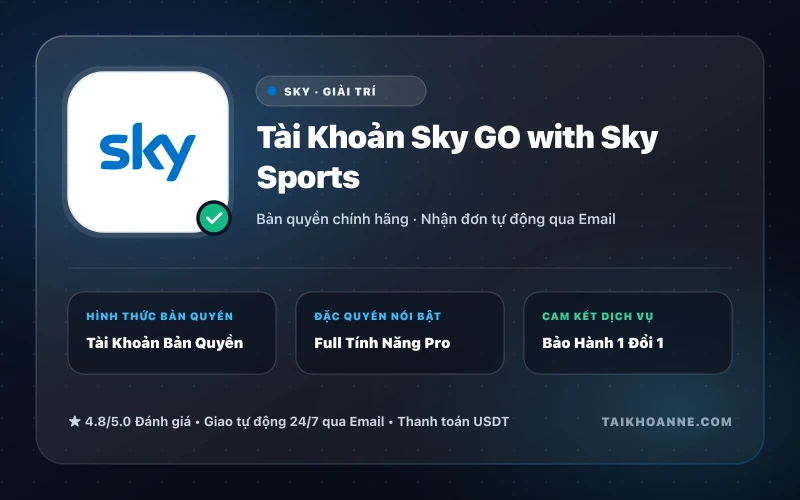 Tài Khoản Sky GO with Sky Sports