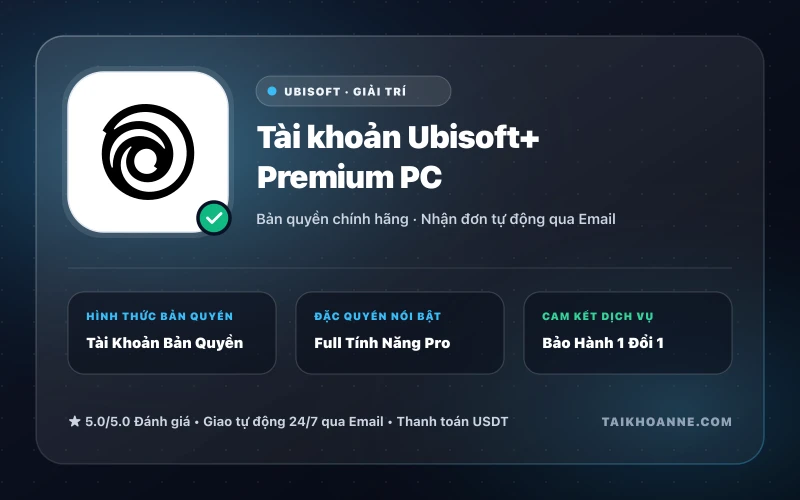 Tài khoản Ubisoft+ Premium PC