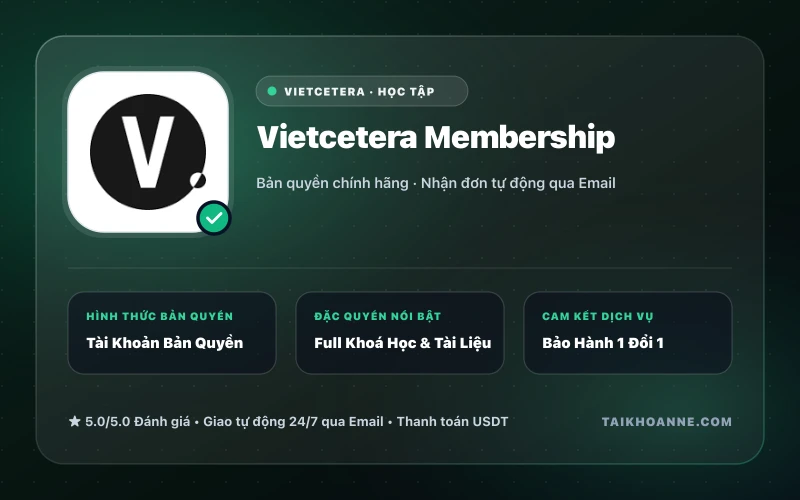 Vietcetera Membership