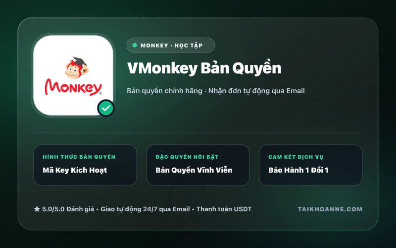 VMonkey Bản Quyền