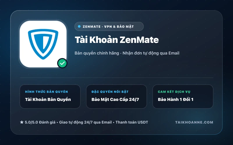 Tài Khoản ZenMate